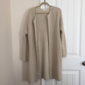 Gap Long Knit Open Sweater
